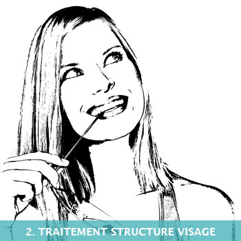 Traitement structure visage